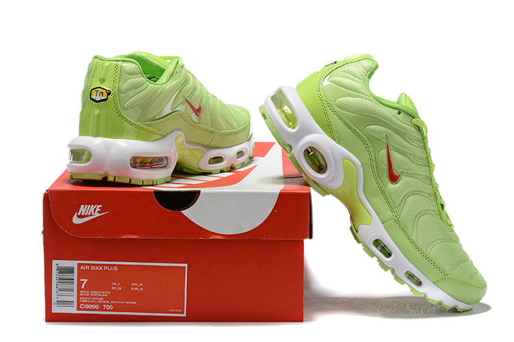 Nike Air Max VaporMax Plus Green White Shoes - Click Image to Close